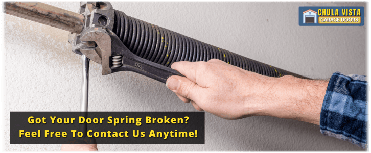 Broken Garage Door Spring Chula Vista